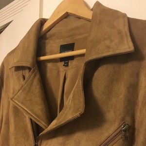 Super Soft Suede Moto Jacket